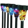 Solar Mosaic Border Led Path Lights, KEEDA Garden Decoration Christmas Gift with ON/OFF Switch (6 Pack) view 1
