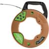 Southwire Fish Tape Tool - Flexible Spiral Polymer for Smooth Wire Pulling - Rust-Free, Swiveling Leader - Low Friction Design - 75-Foot Fish Tape view 1