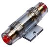 AGU Gold Plated Fuseholder 60 Amp Inline Fits 4 to 8 Gauge Wire With 6mm Joint view 1
