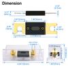 BAOMAIN 1-Pack 150A ANL Fuse Holder Kit Gold-Plated for Car Audio 12V view 4