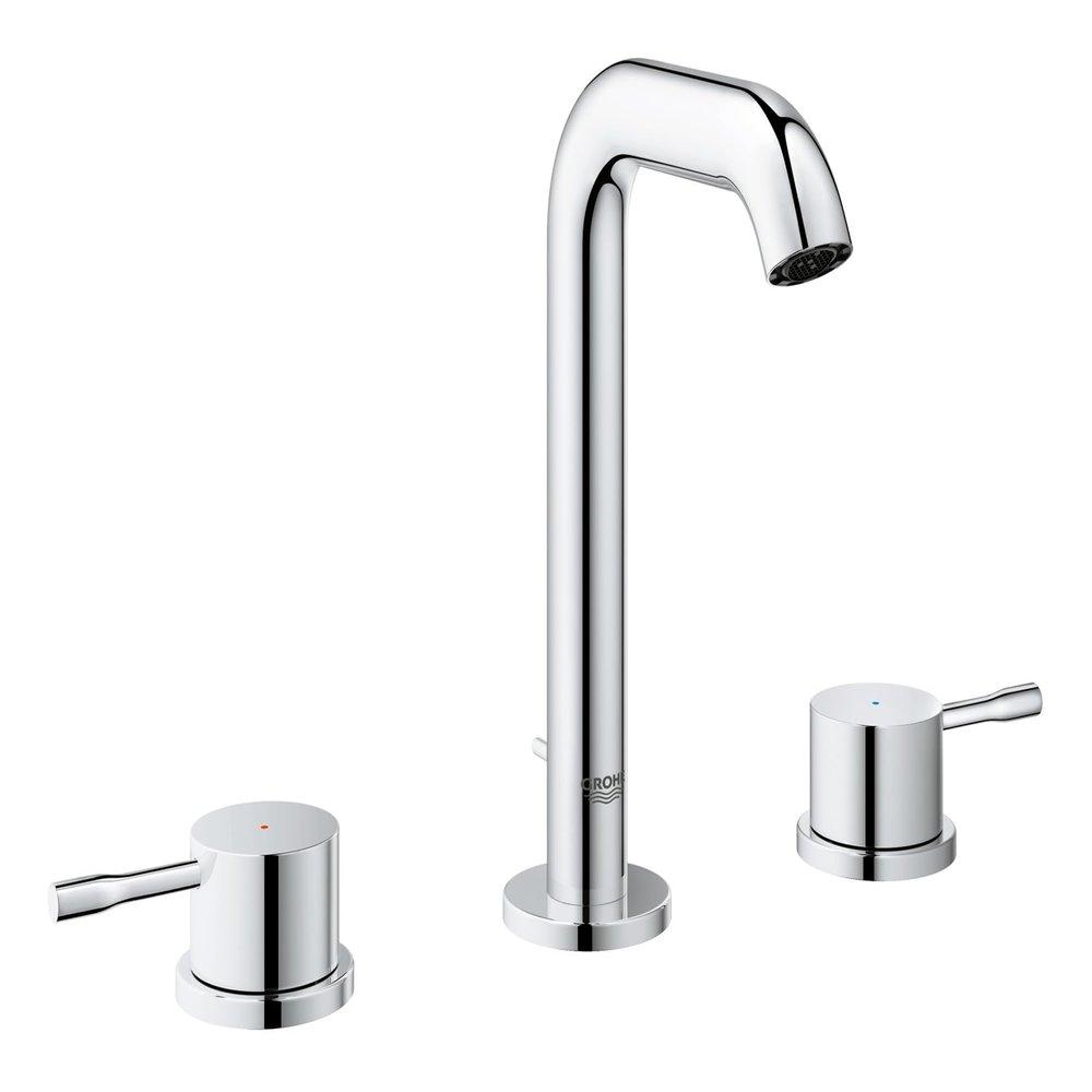 GROHE 2029700A Essence, 8-inch Widespread 2-Handle M-Size Bathroom Faucet 1.2 GPM, Chrome