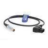 Eonvic D-Tap 2pin Male to FJK 4-pin Female for Canon C300 Mark II Power Cable 24" view 1