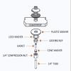 Reverse Osmosis Water Filter RO faucet | Chrome Finish view 3