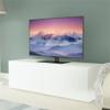 AVF B400BB-A Universal Table Top TV Stand for 37-55 Inch TVs, Fixed Position TV Base with Cable Management, Steel & Glass Replacement TV Stand, Black, Holds up to 66 lbs view 2