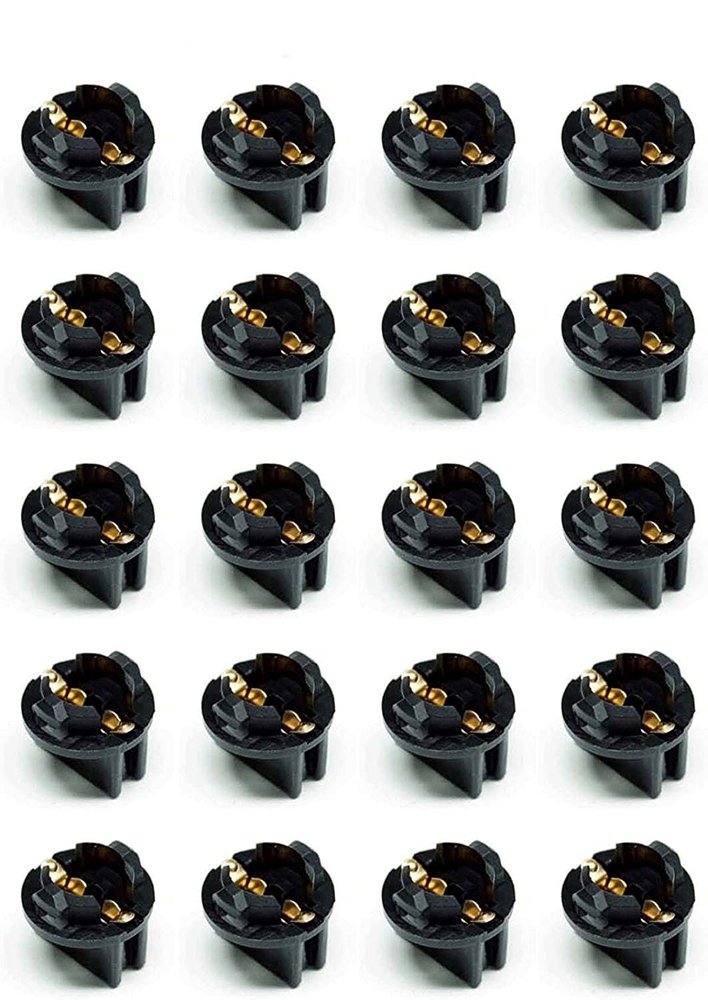 PA LED 100 PCS #555 T10 Pinball Machine Light Bulb Socket Twist Lock Wedge Instrument Base