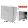 217x188x68mm Waterproof Dustproof Plastic Box Outdoor ABS Wall Electric Switch Box Enclosure with Socket view 1