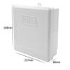 217x188x68mm Waterproof Dustproof Plastic Box Outdoor ABS Wall Electric Switch Box Enclosure with Socket view 4