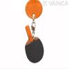 Pingpong paddle Leather Goods mobile/Cellphone Charm VANCA CRAFT-Collectible Uniqe Mascot Made in Japan view 2