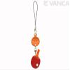 Pingpong paddle Leather Goods mobile/Cellphone Charm VANCA CRAFT-Collectible Uniqe Mascot Made in Japan view 3