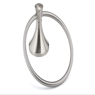 Richelieu | Palermo 7 3/16-inch Bathroom Towel Ring, Brushed Nickel