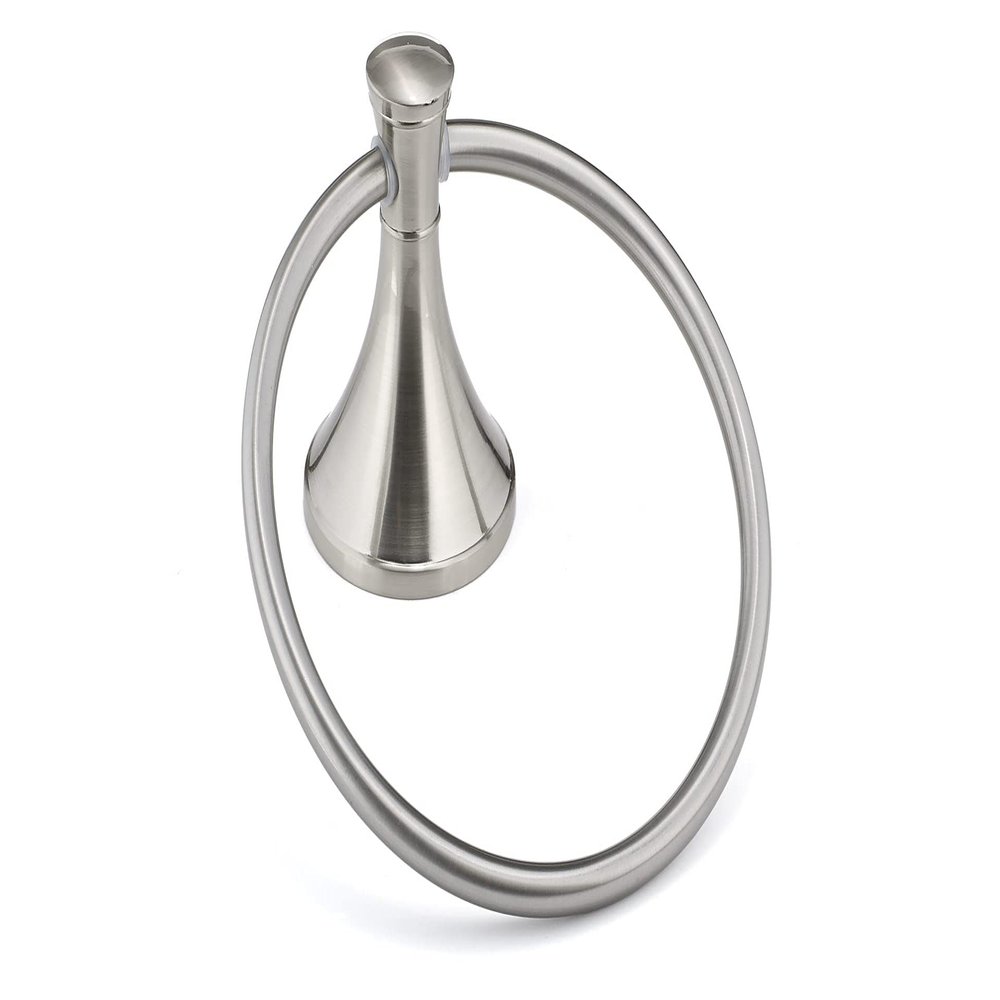 Richelieu | Palermo 7 3/16-inch Bathroom Towel Ring, Brushed Nickel