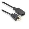 Black Box EPXR12, 10' NA PC/Monitor Power Cord, Pack of 15 pcs view 1