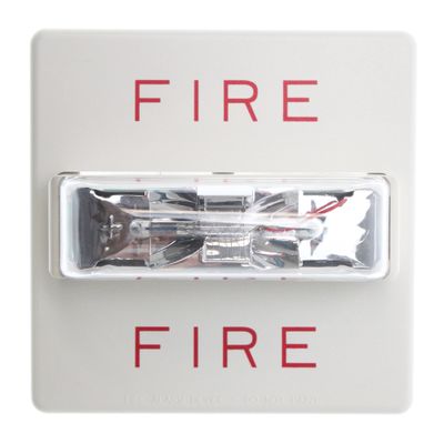 Wheelock Cooper RSS-24MCW-FW Multi-Candela Strobe, Wall Mount, 24-VDC, White