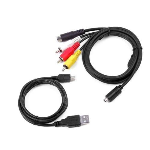 AV A/V TV+USB Cable/Cord/Lead for Sony Handycam DCR-SR60/e DCR-SR65/e DCR-SR67/e