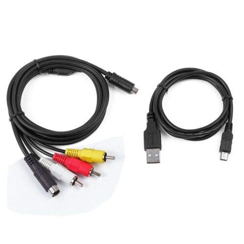 AV A/V TV Video Audio + USB Cable/Cord for Sony Handycam HDR-CX200/v/e CX200/b/l