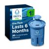 Brita Elite Water Filter Replacement for Pitchers and Dispensers, BPA-Free, Reduces 99% of Lead, Lasts Six Months or 120 Gallons, Includes 1 Pitcher Replacement Filter view 1