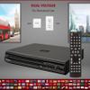 Impecca DVHP9109 Compact DVD Player for TV w/USB Input/AV, Multi-Region, AV Cables and Remote Control Included, Supported Built-in PAL/NTSC System, view 2