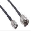 N Male to TNC Male Reverse Polarity Times Microwave LMR240 Ultraflex Cable 6ft view 1