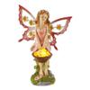 Zingz & Thingz Day & Night Garden Dcor Solar Statue Figurine, 7.75x4.375x10.75, Pink Garden Fairy view 2