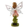 Zingz & Thingz Day & Night Garden Dcor Solar Statue Figurine, 7.75x4.375x10.75, Pink Garden Fairy view 3