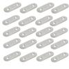 uxcell 40mmx16mmx2mm Stainless Steel Straight Joining Mending Flat Repair Plates 20pcs view 1