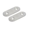 uxcell 40mmx16mmx2mm Stainless Steel Straight Joining Mending Flat Repair Plates 20pcs view 2