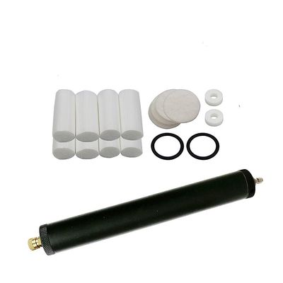 UP100 High Pressure PCP Hand Pump air Filter Oil-Water Separator for High Pressure pcp 40mpa/400bar/6000psi Air Pump (Black) with 50cm/80cm Pressure Hose and Quick Couplers (80cm)