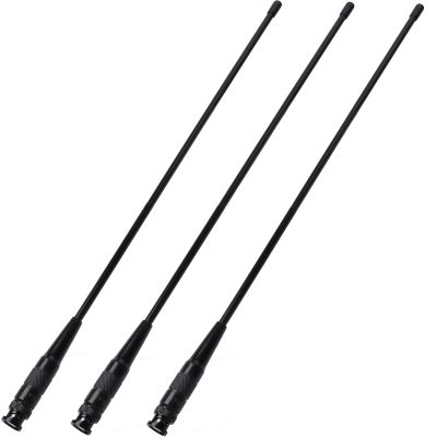 Replacement BNC Antenna HYS-771N Dual Band VHF/UHF 144MHz/430MHz Handheld Radio Antenna for V8 V80 V80E V82 V85 F3S