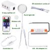 AIBOO Linkable Under Cabinet LED Lighting 12V Dimmable Puck Lights Hardwired with Wireless RF Remote Control for Kitchen Mood Lighting(8 Lights, Daylight White, NO Wall Plug) view 2