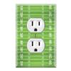 Graphics Wallplates - Football Field - Duplex Outlet Wall Plate Cover view 1