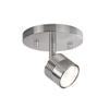Kuzco Lyra 6in LED Track Light Brushed Nickel 3000K view 3