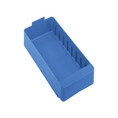 Quantum Super Tuff Euro Drawer, Model No. QED401, 11-5/8"L x 5-9/16"W x 2-1/8"H, Blue - Lot of 24