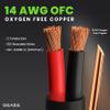GEARit Outdoor Speaker Wire CL3 Rated, 14 Gauge Speaker Wire, Speaker Cable 100 ft for Outdoor Speakers, Patio, Garden, Backyard Audio, Direct Burial in Ground/in Wall, OFC (Black, 2-Conductors) view 3