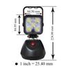 PA LED 1 set 3 -functions Rechargeable Magnetic Base LED Portable Work Light 15W Light for truck view 2