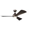 Kichler 337033MWH Ceiling Fan Light Kit view 3