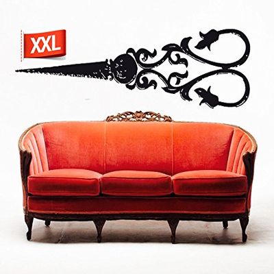Hair Salon Decor, Salon Decal, Salon Decor, Hair Cutting Shears Decal, Scissors Decals, spa Decor, Scissor Decal, Hair Salon Decal Tr254a (23" x 80")