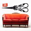 Hair Salon Decor, Salon Decal, Salon Decor, Hair Cutting Shears Decal, Scissors Decals, spa Decor, Scissor Decal, Hair Salon Decal Tr254a (23" x 80") view 1