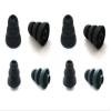 8 Pcs Black Triple Flange Replacement Eartips Earbuds for Monster Beats Dr. Dre Tour, urBeats, Powerbeats and LG Tone (Mix) view 1