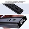 GLE2016 A Pair of Black Metal Quiet Ball Bearing Full Extension 3 Section Drawer Slide, Side Mount view 4