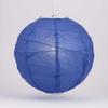 PaperLanternStore.com 24 Inch Dark Blue Irregular Ribbed Paper Lantern (10 PACK) view 1