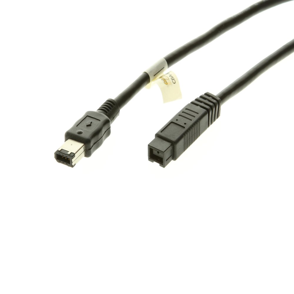 CABLEMAX FireWire 800 to 400 Cable - 6ft - Connect 9-Pin to 6-Pin Devices for Seamless Data Transfer - Adapter for Cameras, Drives, Legacy Peripherals
