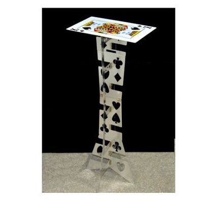 GOWE Magic Folding Table (Alloy)- Silver color(poker table) Magician's best table,magic trick,stage magic,illusions,Accessories