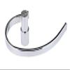 Richelieu NB1070643 Bayview Collection Minimalist Bathroom Open Towel Ring, 5 9/16-inch (141), Chrome Finish view 1