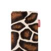 fitBAG Bonga Giraffe Custom Tailored Sleeve for Switel eSmart M3. Fine Imitation Fur Pouch with Integrated Microfibre Lining for Display Cleaning view 4