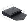 NIDOO Portable Felt Storage Bag, All-Purpose Carrying Bags, Electronics Accessories Protective Case for MacBook Power Adapter, Mouse, Cellphone, Cables, Power Bank, Portable External Hard Drive, Black view 3