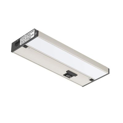 GETINLIGHT 9-Inch 3-CCT LED Under Cabinet Light, Hardwired/Plug-in, Nickel