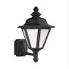 Generation Lighting 89824-12 89824-12 Traditional One Light Outdoor Wall Lantern from Seagull Brentwood Collection in Black Finish, 19.75 Inch Height, 10.25 Inch Wide view 2