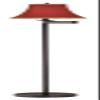 60 1/2" Tall Red Rust and Bronze Swing Arm Floor Lamp Living Room view 1