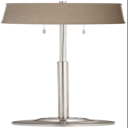 Abba 66" Tall Natural Linen Twin Pull Chain Floor Lamp Living Room