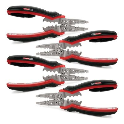 Gardner Bender GST-70M Circuit Alert, Multi-Tool Strips, Crimps, and Cuts, 8-20 AWG, Volt Sensor in Handle 4 Pack